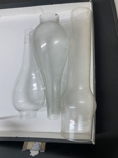 Campane di cristallo/vetro per lumi/candelabri antichi/in stile