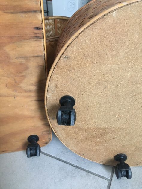 CONTENITORI IN RATTAN CON RUOTE - Foto 5