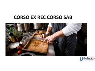 Corso ex REC corso SAB (IN TUTTA ITALIA)