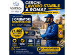 Ricerca urgente: n. 6 Addetti alla Disinfestazione (Ambosessi)