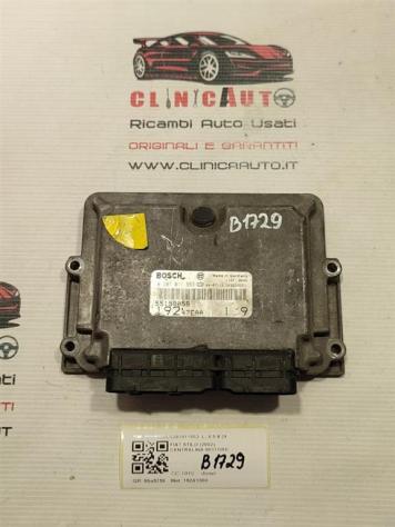 CENTRALINA MOTORE FIAT Stilo Berlina 5P 55198058 0281011553 192A1000 diesel 1910 (0110)