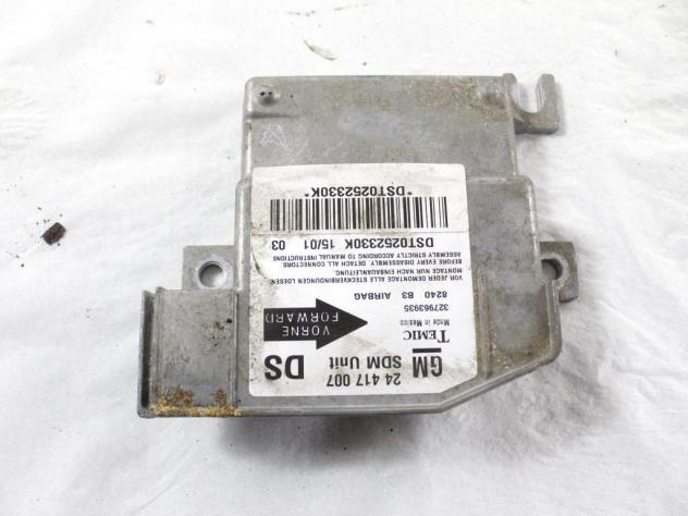 24417007 CENTRALINA AIRBAG OPEL CORSA C 1.0 B 43KW 5M 5P (2001) RICAMBIO USATO