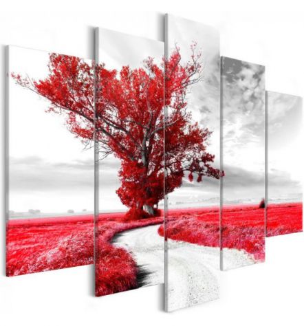 Quadro Albero Rosso 225x100 ARREDALACASA