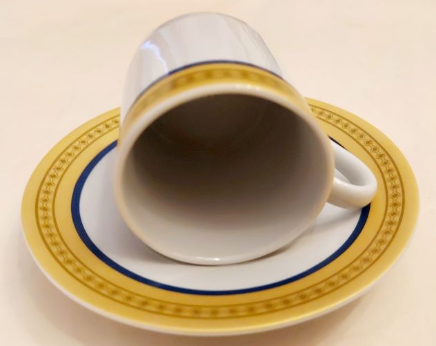 Vecchio Servizio da caffè per 6 persone in porcellana fine marchio Master - Foto 3