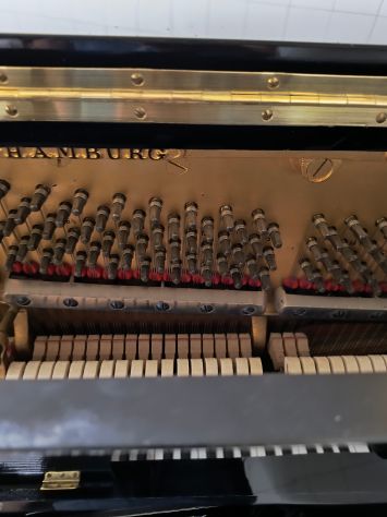 Pianoforte Steinway &amp; Sons K132 Hamburg con trasporto e panca inclusi - Foto 3