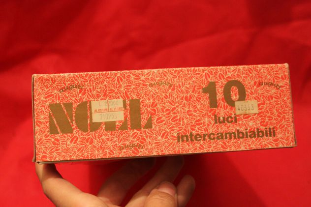 Set Luci Natalizie pisellini anni 80, IMQ soggetto pinguini, insca - Foto 2