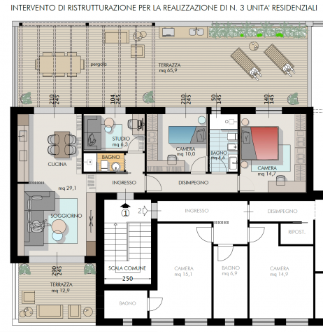 Appartamento in vendita a Cascina 92 mq Rif: 1329116 - Foto 2