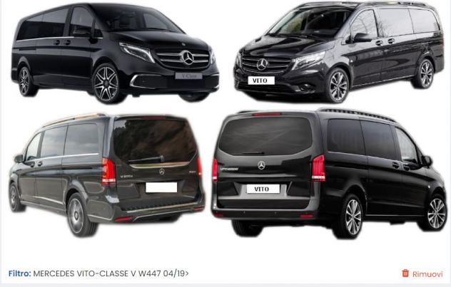 MUSATA MUSATE ANTERIORE COMPLETA PER MERCEDES VITO SPRINTER