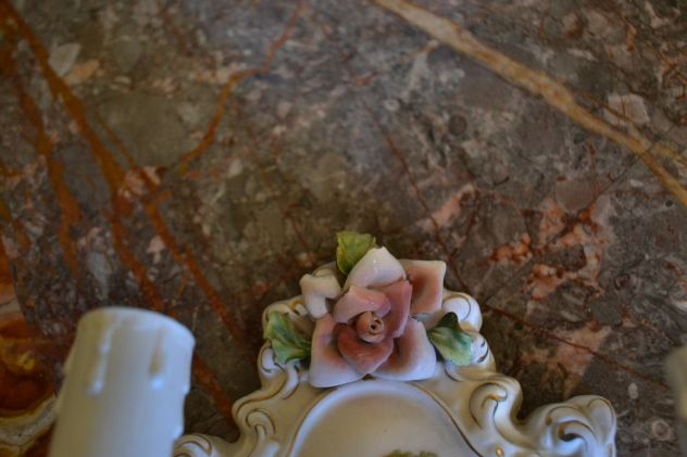 Tris di applique vintage in ceramica - Foto 6