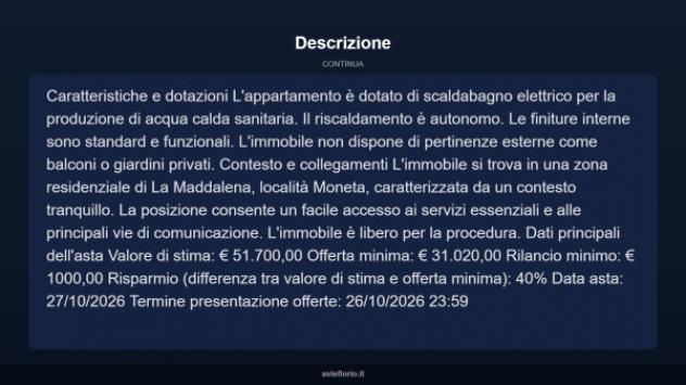 Immobile in asta di 30 m² in vendita a La Maddalena - Foto 15