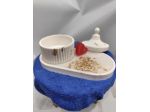 Set Decorativo in resina con Cuore
