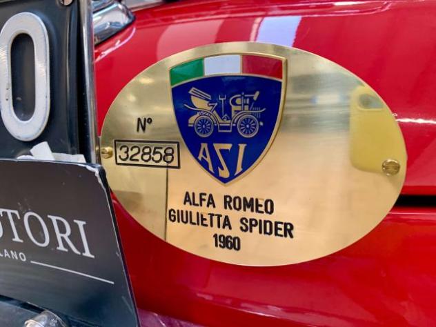 Alfa Romeo Giulietta Giulietta Spider 1.3 1960 - ASI TARGA ORO - Foto 4