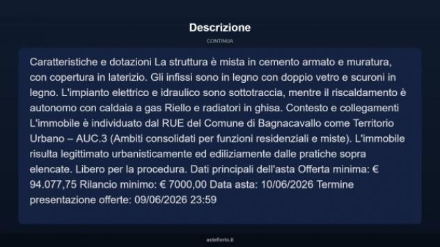 Immobile in asta di 150 m² in vendita a Bagnacavallo - Foto 5