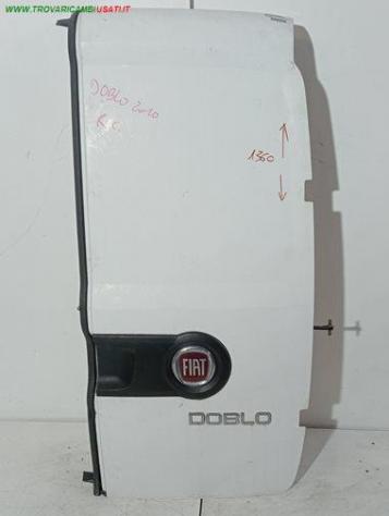 PORTA CARICO POST. A BATTENTE D. BIANCA 999-U1309889 Carrozzeria  Lamierati esterni  Porte  Porta di carico p FIAT - DOBLO - 2010  2015, FIAT - DOBLO