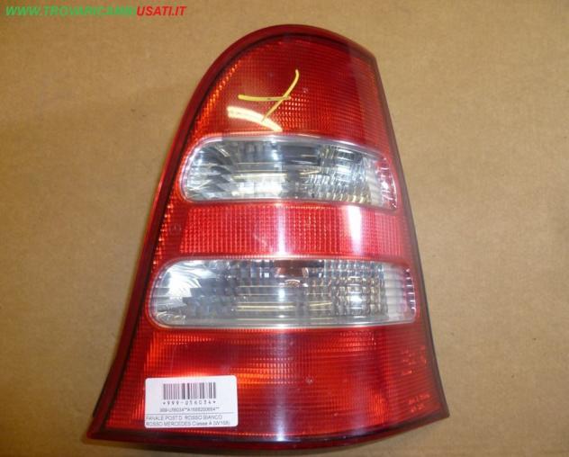 FANALE POST.D. ROSSO BIANCO ROSSO MERCEDES Classe A (W168)  Parti elettriche  Fanaleria  Fanali  Fanale post. sx. MERCEDES - Classe A - 01-05-2001 - 0