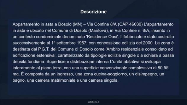 Immobile in asta di 79 m² in vendita a Dosolo - Foto 9