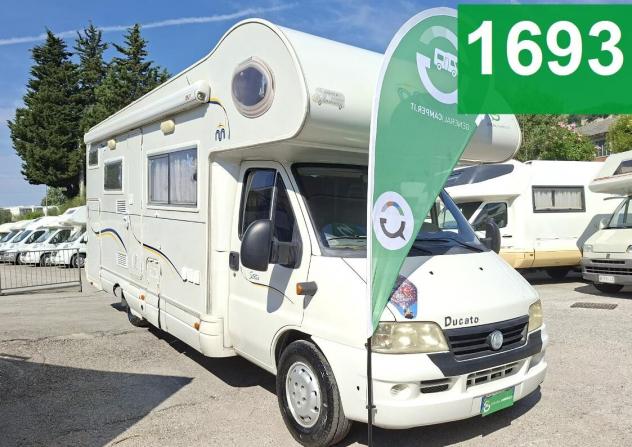 CAMPER MILLER DUCATO MANSARDATO DOPPIA DINETTE FOTOVOLTAICO CLIMATIZZATORE CAMPEGGIO USATI GENERALI 1693
