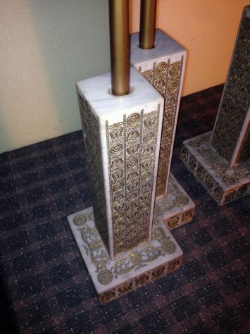 Candelabri in marmo scolpito - Foto 3