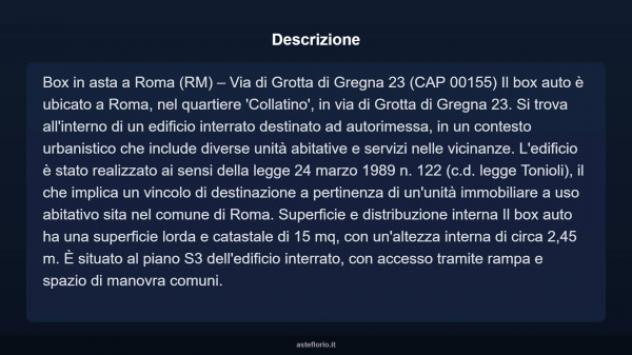 Immobile in asta di 15 m² in vendita a Roma - Foto 6