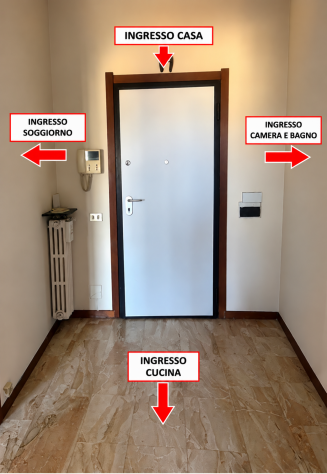 AMPIO BILOCALE AL 6° PIANO CON DUE BALCONI, CUCINA ABITABILE E CANTINA - Foto 4