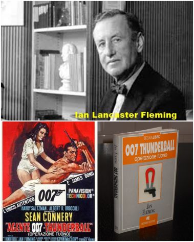 007 THUNDERBALL OPERAZIONE TUONO, JAN FLEMING, MORANO EDITORE 1991.