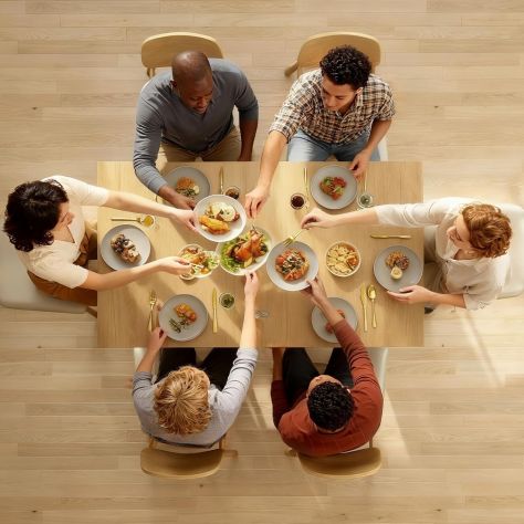 Tavolo da Pranzo Allungabile per 4-6 Persone Design Ribaltabile, 70-140cm Tavolo - Foto 5