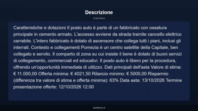 Immobile in asta di 20 m² in vendita a Pomezia - Foto 10