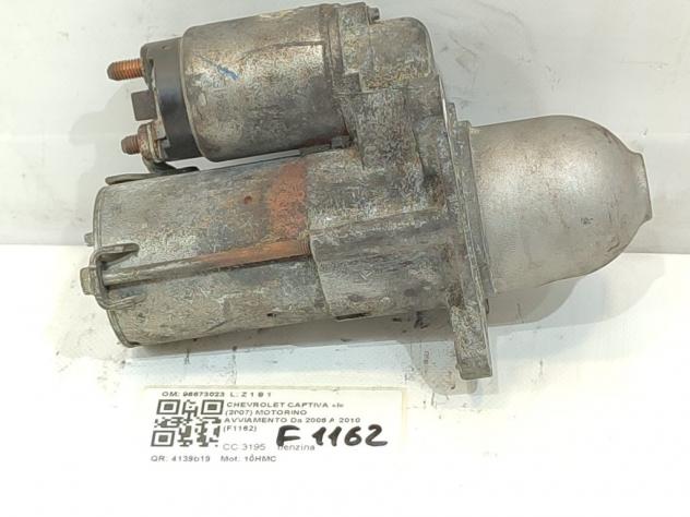 MOTORINO D' AVVIAMENTO CHEVROLET Captiva 1° Serie 96673023 10HMC benzina 3195 (06) - Foto 2