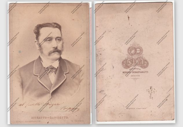 ANTICA FOTO BENQUE-SEBASTIANUTI TRIESTE -