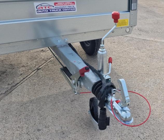Rimorchio Cresci B3 450 Kg cm142x111x34H con freni - Foto 2