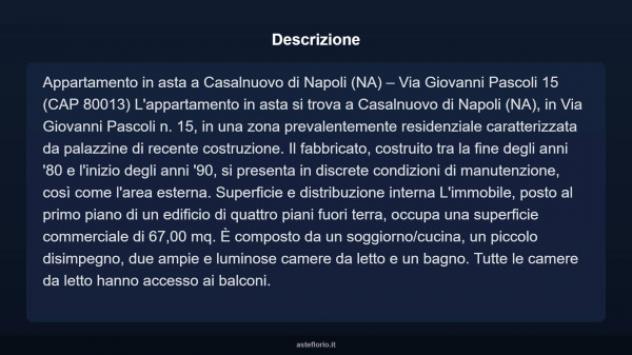 Immobile in asta di 67 m² in vendita a Casalnuovo di Napoli - Foto 7