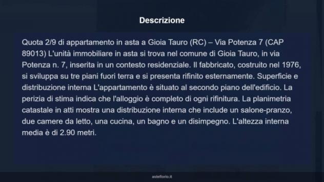 Immobile in asta di 70 m² in vendita a Gioia Tauro - Foto 8