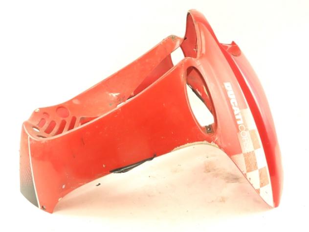 MALAGUTI F15 FIREFOX 50 06612591 CARENA SCUDO ANTERIORE FRONT SHIELD CON GRAFFI ATTACCHI DANNEGGIATI - Foto 9