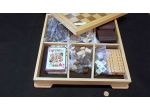 Scacchiera set giochi completo in legno, Italfama - Articolo Nuovo -