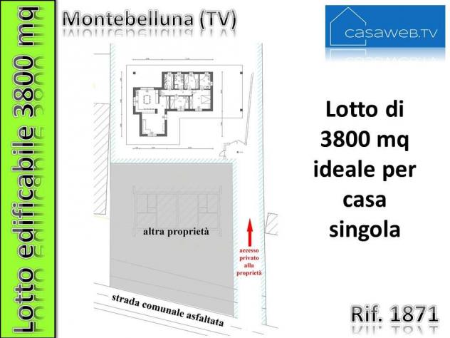 1871 - Terreno edif. 3800mq Montebelluna (TV) Rif. 1871 - Foto 2