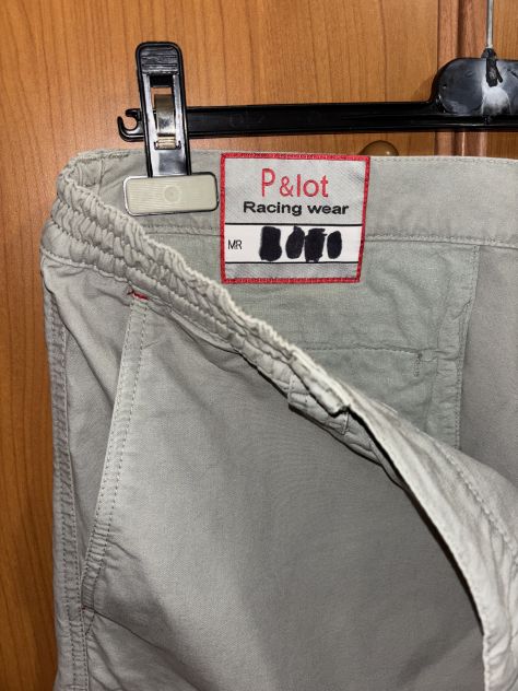 PANTALONI COME NUOVI MA VINTAGE,DA UOMO,IN COTONE,MARCA”P & LOT”RACING WEAR - Foto 6