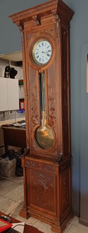 Orologio a pendolo longcase funzionante design Vittorio Valabrega - Foto 3