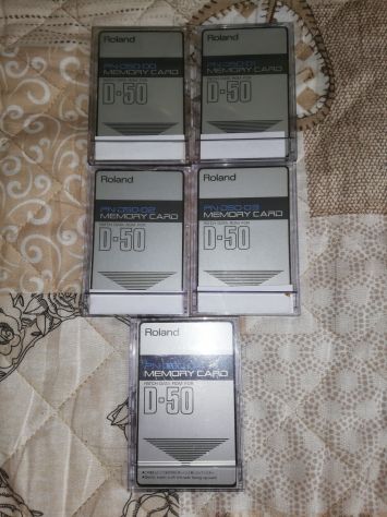 5 Card x Roland D50/550 + M256 + MEGA CARD