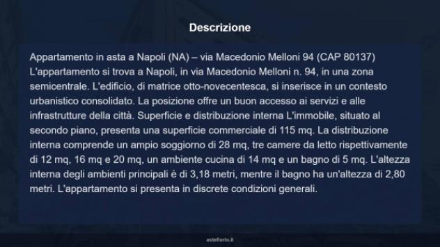 Immobile in asta di 115 m² con più di 5 locali in vendita a Napoli - Foto 16