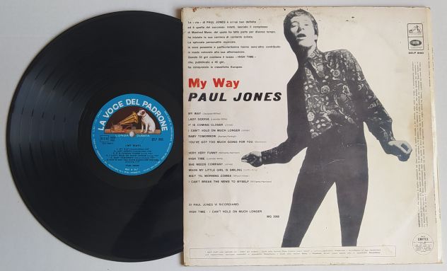 PAUL JONES -My Way- Edizioni EMI Italy- LP 1966 - Foto 3