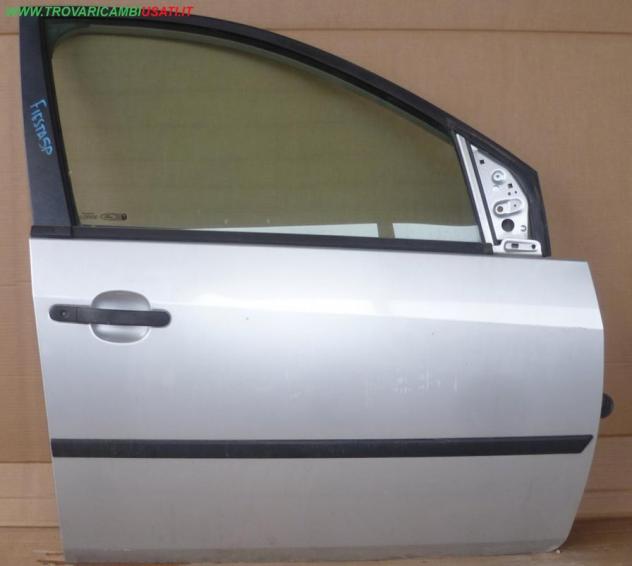 PORTA ANT.D. ARGENTO C/ALZ. E SERR. (b)  Carrozzeria  Lamierati esterni  Porte  Porta ant. dx. FORD - FIESTA - 01-01-2006 - 01-11-2008
