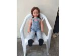 Bambola vintage altezza 90 centimetri