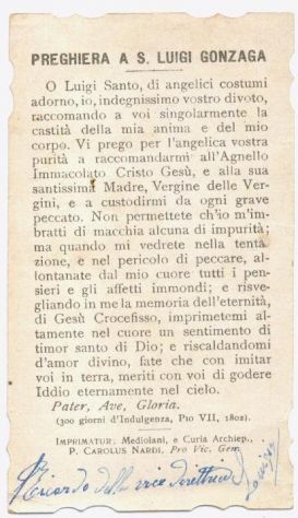 Santino San Luigi Gonzaga - Foto 2