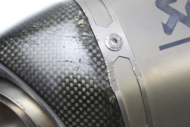 KTM 1290 SUPER DUKE GT 61405979100 MARMITTA SILENZIATORE SCARICO AKRAPOVIC 19 - 21 MUFFLER 61305979000 61305979100 61405979000 CON AMMACCATURE - Foto 8