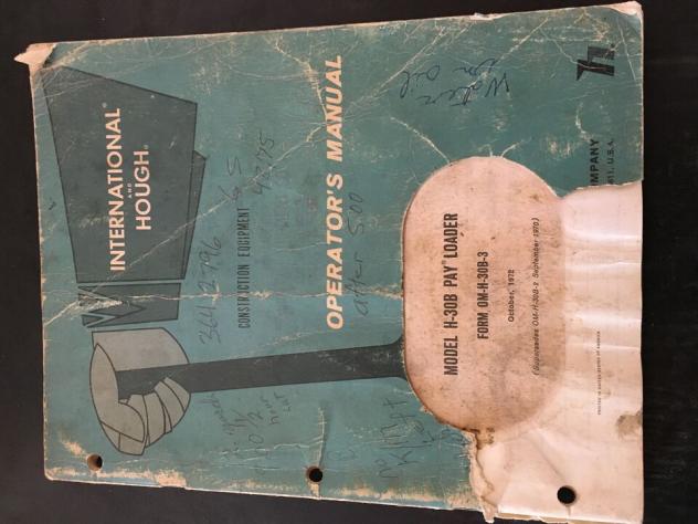 Libretto uso e manutenzione Pala Gommata DRESSER PAYLOADER H30