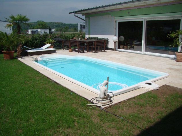 Piscina in vetroresina con sistema di filtraggio e trasporto - Foto 5