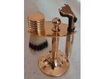 Set da barba in metallo placcato Oro marca BIFFOLI set 3 pezzi