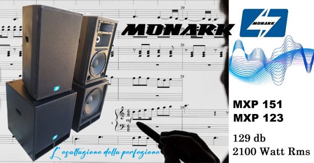 MONARK 4 Vie MXP123 e MXP 151 2100Watt