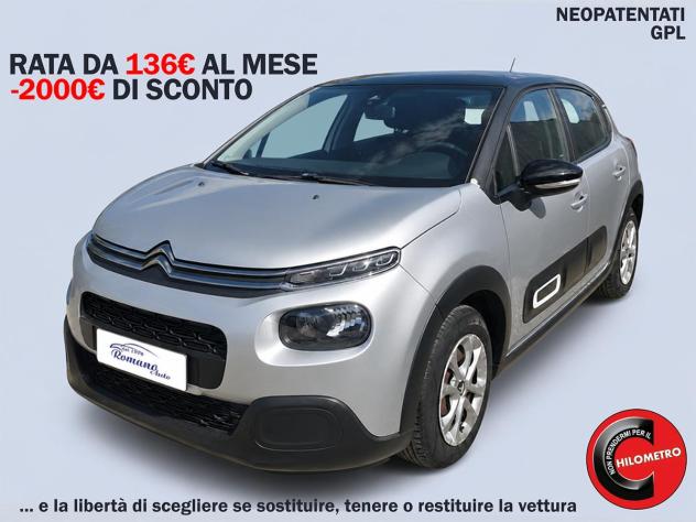 CITROEN - C3 - PureTech 82 Feel Edition+G.P.L#OK NEO PATENTATI!