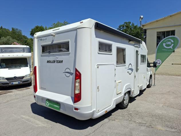 CAMPER ROLLER TEAM DUCATO SEMINTEGRALE SEMIDINETTE LETTO MATRIMONIALE GARAGE CLIMATIZZATORE FOTOVOLTAICO CAMPEGGIO USATI GENERALI 1619 - Foto 4
